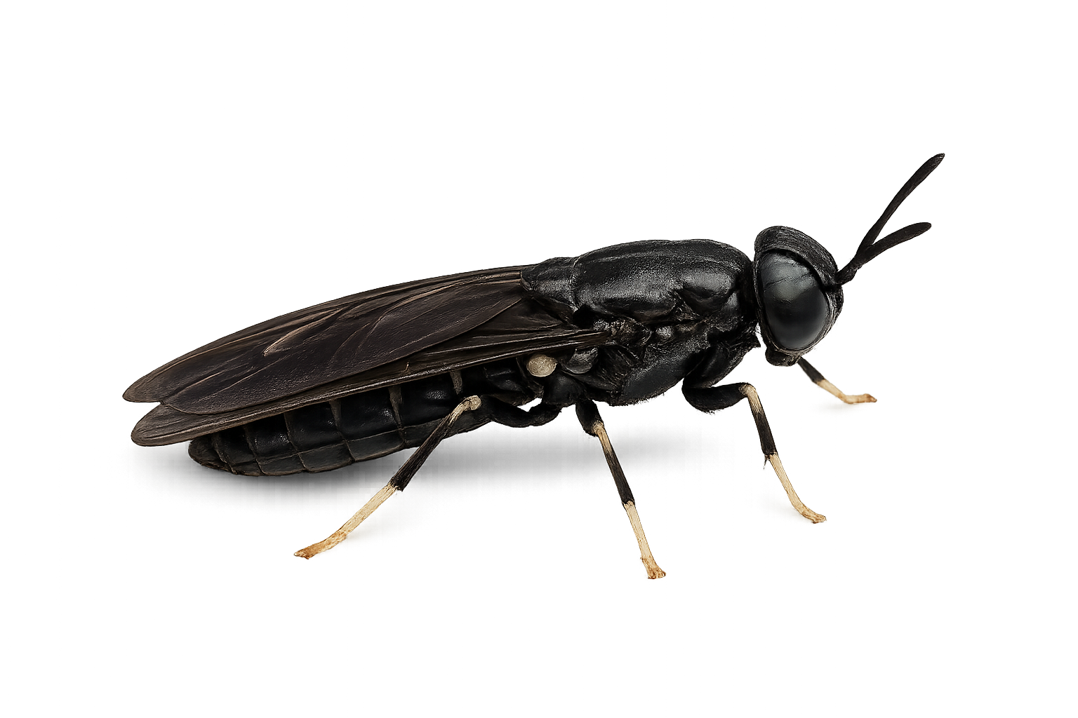 Adult Black Soldier Fly