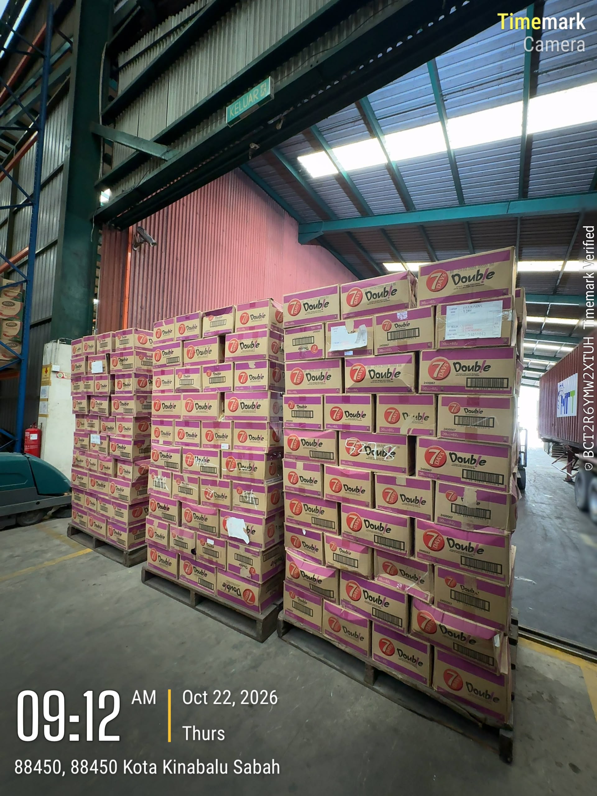 994 Cartons Collected from Harrisons Sabah Sdn. Bhd.